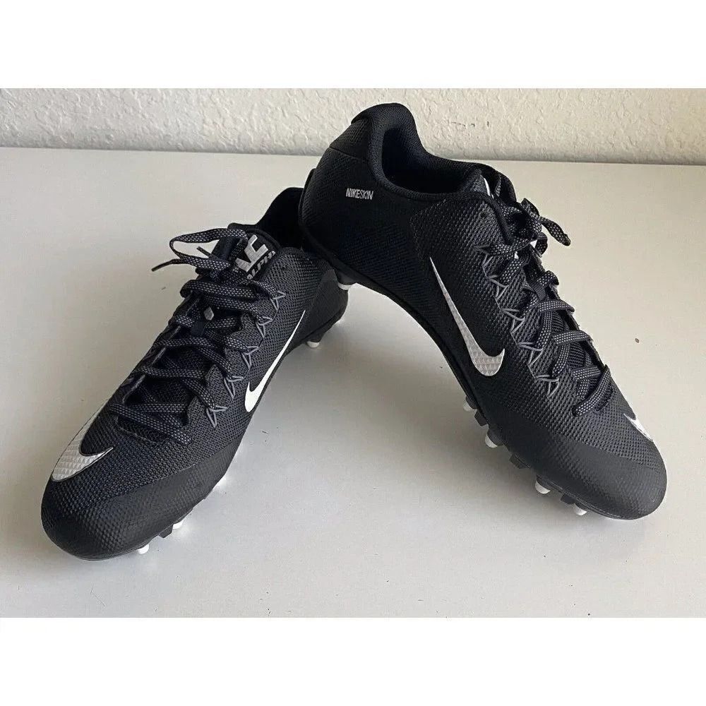 Nike Men's SIZE 15 Alpha Pro 2 TD Black Football Cleats 719930-010